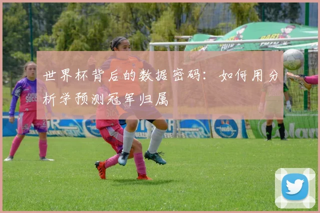 世界杯背后的数据密码：如何用分析学预测冠军归属